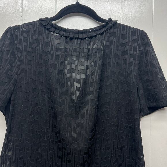 Ann Taylor Lace Workwear Office Career Party Elegant Classic Womens Top Medium - Picture 7 of 12